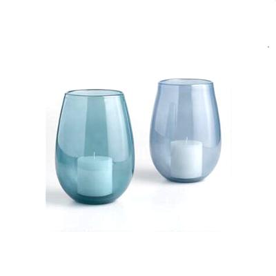 China Home Decoration Eco - Friendly Glass Votive Candle Holders With Good Quality for sale