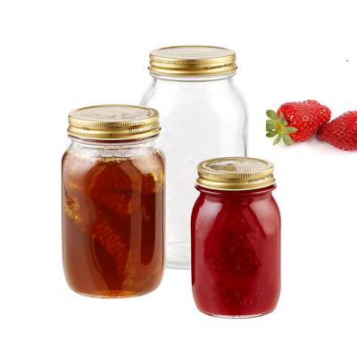 China Viable made in bulk china mason jar style glass jars with high quality for sale