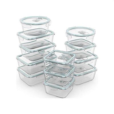 China China Supplier Custom OEM Borosilicate Glass Food Storage Container Wholesale for sale