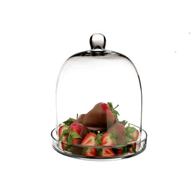 China Europe Fashion Bell Decorative Clear Glass Dome Hot Selling for sale