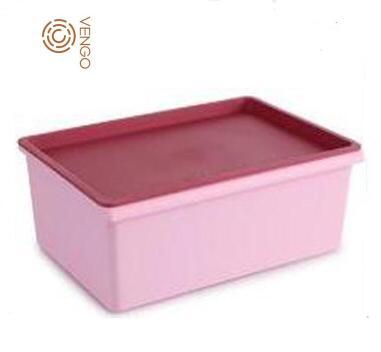 China Hot-selling transparent plastic storage box viable with lid can be used for home and office for sale