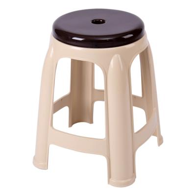 China Eco - Friendly Blue , Coffee , Green , Customized Logo Round Stool Modern Plastic Stackable Plastic Home Outdoor Stool for sale