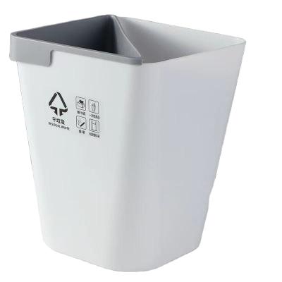 China 5 L Viable Plastic Mini Desktop Trash Can, Push Button Waste Bin for Office for sale