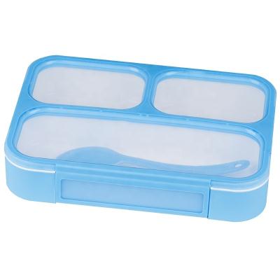 China Microwave Container / Dishwasher Safe Food Items Plastic Square Bento Lunch Box for sale