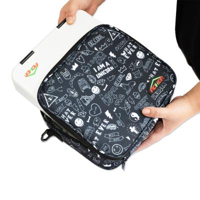 China Waterproof Custom Design Lightweight Waterproof Lunch Box Bag For Kids Insulated Lunch Tote Bag Picnic Bento Box Kids Eco Friendly for sale