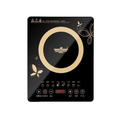 China 2200w Home Induction Cooker Outdoor Timed Glass Panel for sale