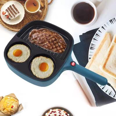 China Nonstick Price 3 Pan In 1 Multi Function Breakfast Maker Machine With Toast Oven Coffee Pot Pan for sale