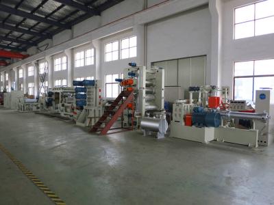 China Anti - UV Calender Machine Manufacturers , Safety Pvc Sheet Production Line for sale