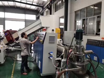 China High Speed Granulator / PE PP Waste Plastic Film Recycling Granulating Machine 100-500kg/H Capacity for sale