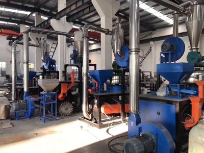 China High Output Waste PE Plastic Pulverizing Machine With 610 Grinding Disc Diameter for sale