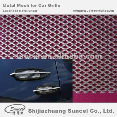 China Expanded Plain Weave Metal Mesh For Car Grille And Car Accessories for sale