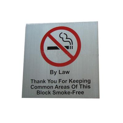 China China Non Smoking Signage Plate for sale