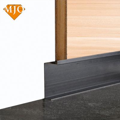 China Foshan Supplier MJO Modern Hot Sell Skirting Wall Skirting Skirting Skirting For Wall Floor Decoration 304 Stainless Steel Trim for sale