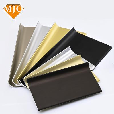 China Foshan Factory MJO Modern High Quality Aluminum Skirting Board Profiles For Floor Decoration OEM Kitchen Aluminum Skirting for sale