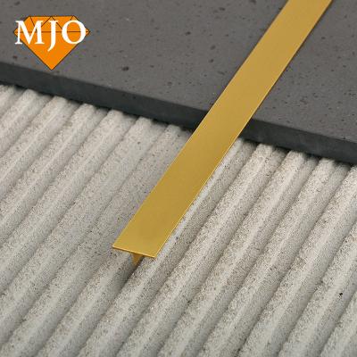 China Supplier MJO Modern Bronze Tile Trim Foshan Brass Tile Ledge Strip For Floor Or Wall Decoration Factory Directly Brass Tile Trim for sale