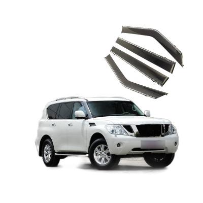 China Windows Open On Rainy Days Car Door Sun Shades Rain Wind Deflector For NISSAN PATROL Rain Guard Window Shade Vent Sun Shade for sale