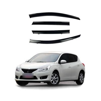 China Rainy Days Open Windows Wholesale Customized Good Quality Side Window Sun Visor Deflector Car Deflectors For Tiida for sale