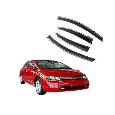 China Open windows on rainy days interesting price type the new car door sunshade window duct sun shade rain guard for civic for sale