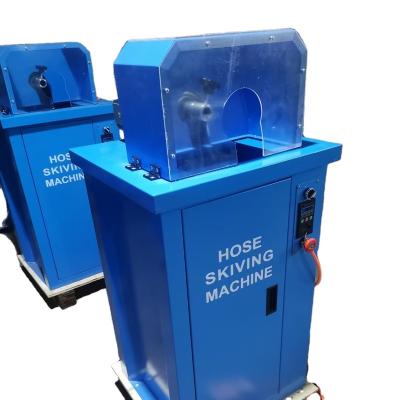 China Hotels Competitive Price High Quality 6-51MM Bored Rubber Hose Skiving Machine for sale