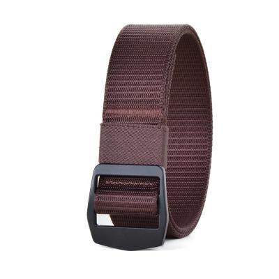 China Fashion Nylon Unisex Canvas Good Quality Casual Styles Straps Tactical Army Nylon Belts For Men Ally Smooth Buckle for sale