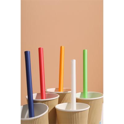 China PLA Factory Wholesale Customized Biodegradable Bubble Milktea PLA Drinking Straws for sale