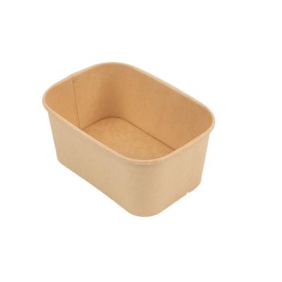 China Bio-degradable 16oz Brown Paper Soup Cup With Lid,26oz Paper Bowls And Lids,Soup Cup With Pp Lid for sale