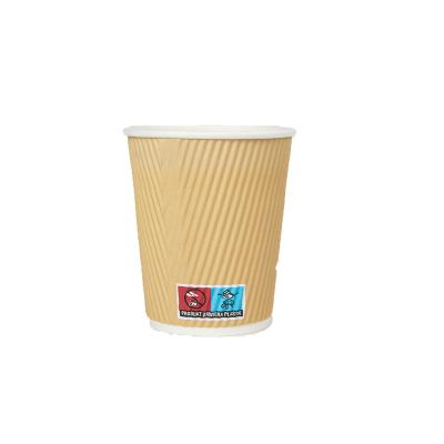 China Disposable Printed Paper Cup With Lid Eco Friendly Biodegradable Coffee Paper Cup for sale