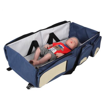 China Mummy's Large Capacity Bag Multi-Functional Travel Baby Hutches Unveil Waterproof Sleep Bed Large Baby Bassinet Bag Nursery Bag for sale