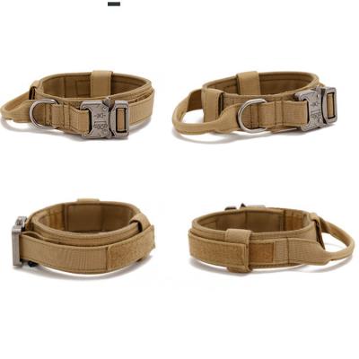 China Two Piece Set Tactical Dog Walking Wedding Viable Customize Dog Collar Set for sale