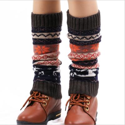 China 2021 New Style Breathable Wool In-stock New Christmas Warm Foot Cover Sock For Lady In Winter for sale