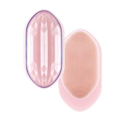 China USB Rechargeable Electric Facial Skin Pore Blackhead Remover Sonic Silicone Face Brush Cleanser Acne Treatment for sale