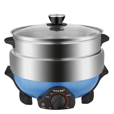 China Commercial Muti-Function Durable Temperature Adjustable Cooker Electric Hot Pot for sale