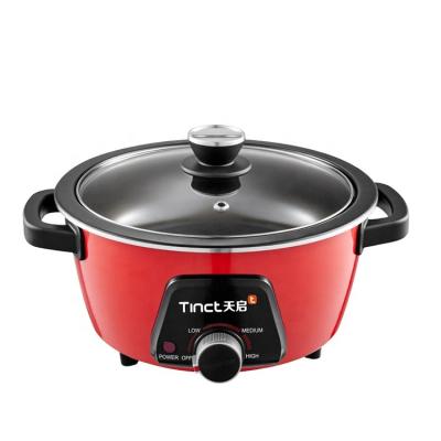 China Hotel Hot Sale Multi Functional 2 In 1 Cooking Electric Hot Pot With Barbecue Grill for sale