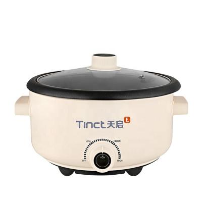 China Hotel Manufacturer Drum Model 3.0l Stainless Steel Chinese Hot Pot and Grill for sale