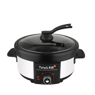 China Hotel Multi Purpose Slow Cooker Stew Fried Steamed High Capacity Electric Hot Pot With Grill Pan for sale