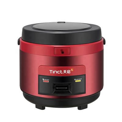 China Outdoor Luxury Red Stainless Steel Non Stick Inner Pot Smart Electric Rice Cookers for sale