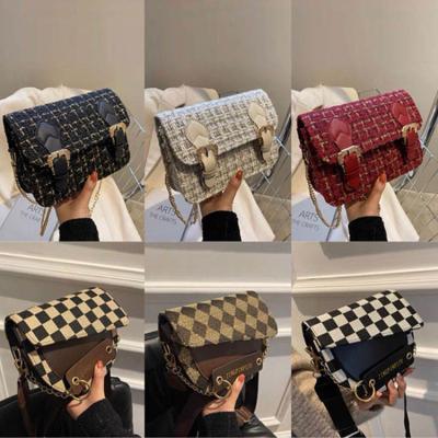 China Lady Fashion Chain Bag Women's Trend Second Hand Women's Shoulder Bag Inventory for sale