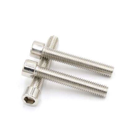 China Industry 201 Stainless Steel Hexagon Socket Screws Cylindrical Head Head Bolts m6 m8 m10 m12 for sale