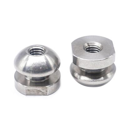 China Heavy Industry OEM Dongguan Force Factory Stainless Steel Custom CNC Threaded Cold Shoe Special Shaped Nut For Fastener for sale