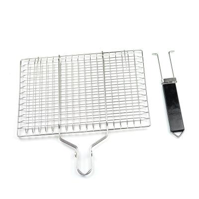 China New Product Easily Cleaned High Quality Stainless Steel BBQ Grilling Basket BBQ Accessories for sale