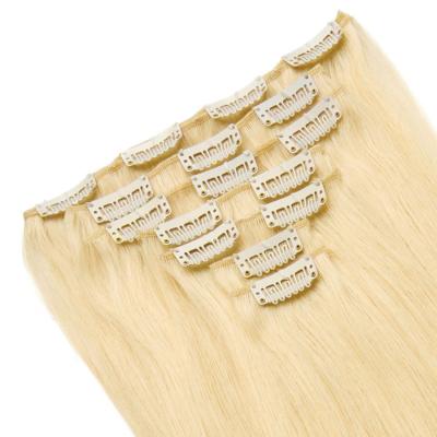 China 100% Natural Remy Hair Extension Wholesale Top Virgin Remy Hair Clip In Hair Extensions For White Women for sale