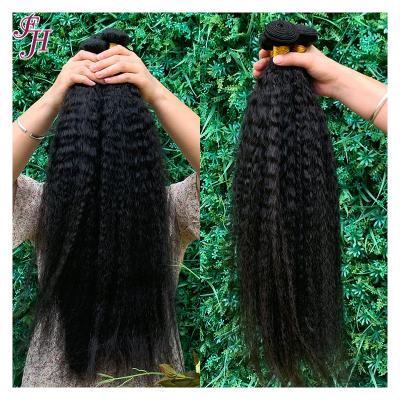 China FH 100% Virgin CURLY STRAIGHT Cuticle Aligned Indian Hair Curly Hair Weaves Curly Straight Hair Bundles for sale