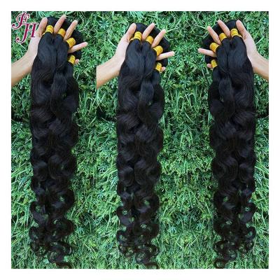 China Body Wave FH Natural Color Raw Unprocessed Indian Hair Weaves Seller Virgin Cuticle Aligned Bodywave Hair Bundles for sale