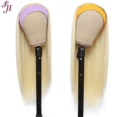 China Brazilian Virgin Hair Wig Wave FH 613 Headband Hair Wigs Silky Straight Blonde Wigs Headband For Black Women for sale