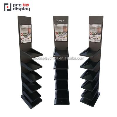 China New Products Wooden Customized Building Designer Departmental Shop Project Daily Design Shopping Mall Golf Advertising Display Racks for sale