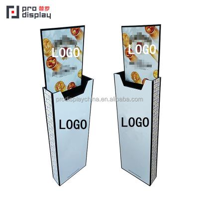 China Wood Manufacturer Custom Metal Spring Ordered Auto Lift Display Rack for sale