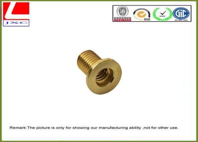 China CNC Machining precision stainless steel / brass pin shaft Passed ISO 9001 for sale