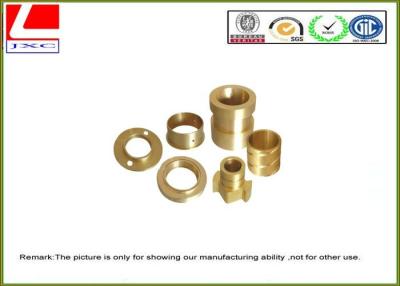 China CNC lathe parts smooth finish Brass shaft Computer Numerical Control for sale