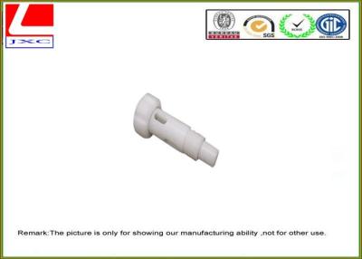 China High Speed Precise CNC Custom Plastic Machining Products White ABS Bolt for sale