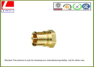 China Precision Metal Male Female Thread Brass Machine Parts CNC Spare Parts for sale